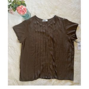 NWT. Mela Purdie Heritage T in Sepia color. Sz AU 10 or US Small.